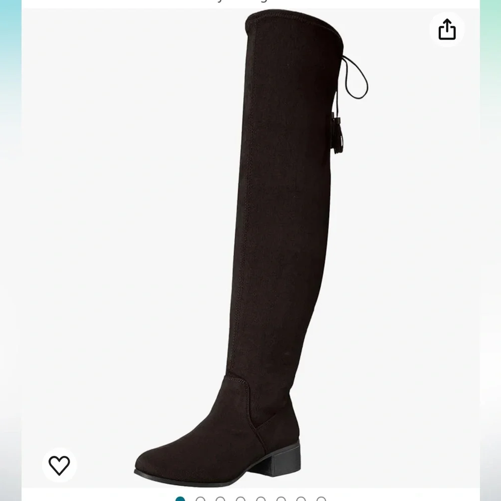MADDEN GIRL Women's Prissley Riding Boot Black EUC 7.5 $100